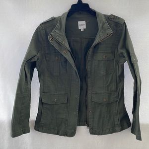 Khaki jacket with packets, size m
